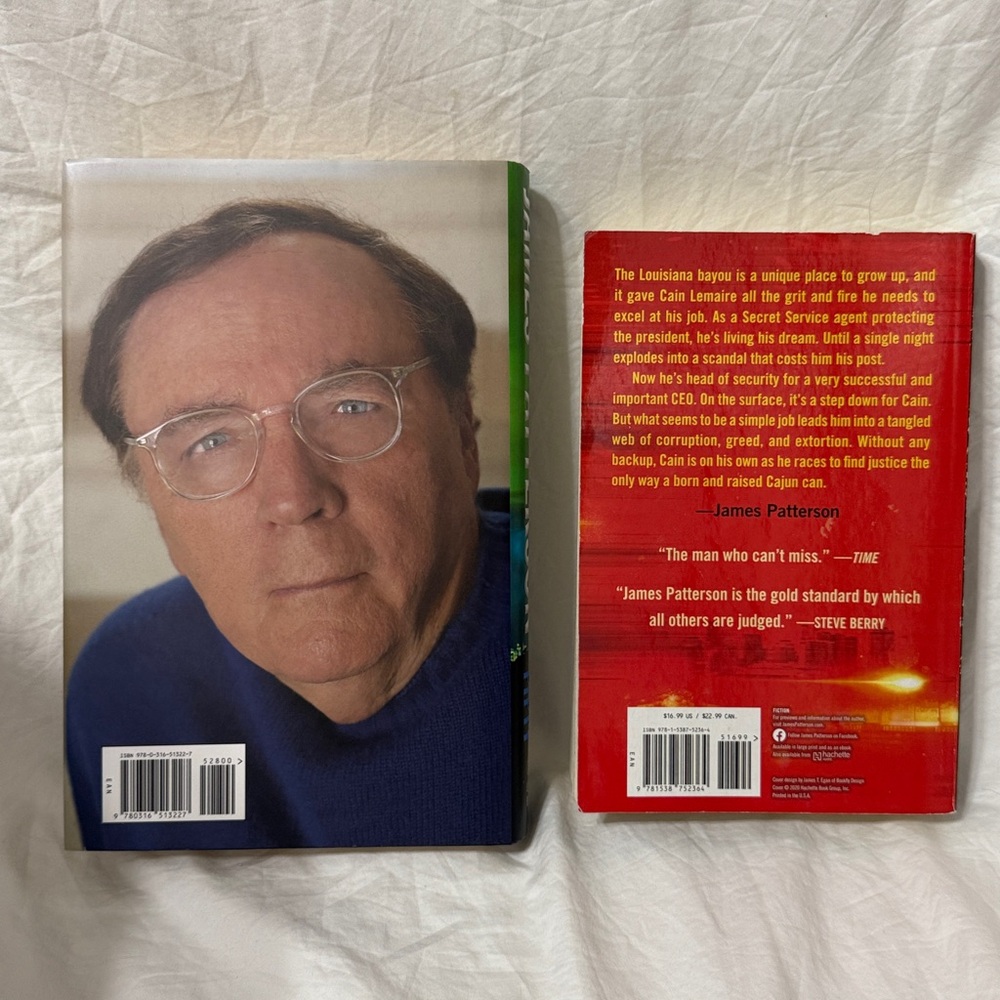 “Fifty Fifty” Hardcover & “Cajun Justice” Paperback Book Set by James Patterson - Picture 4 of 16